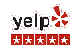 Yelp 5 star rating badge
